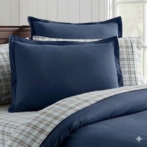 NWOT Pottery Barn Teen PBTEEN Solid Twill Cotton Duvet Cover, Full/Queen size